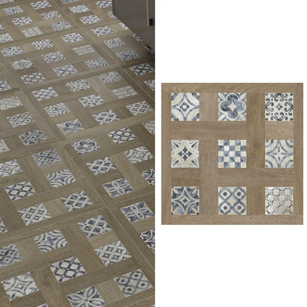 ARGENTA - Porcelanato 60x60 cm Atelier Variado 1.44 m2