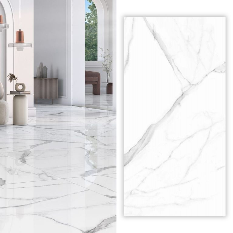 Porcelanato 62x120 cm Gran Calacata Blanco 2.26 m2 | Sodimac Chile