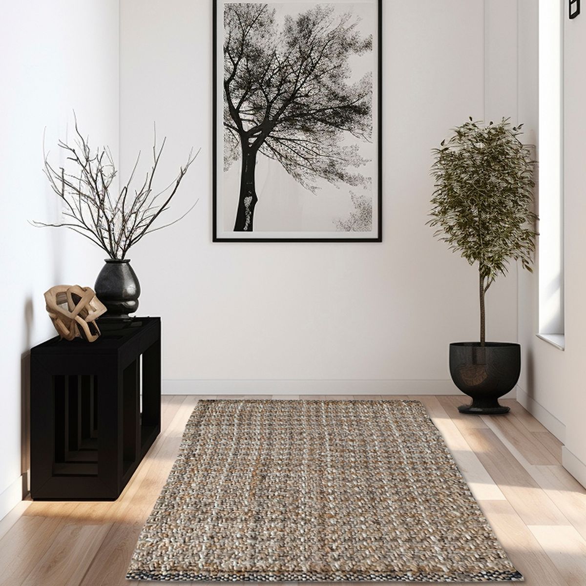 IDETEX - Alfombra Yute Arabia 160x230 cm Yute Natural