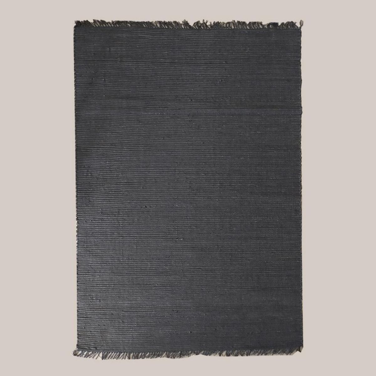 IDETEX - Alfombra Grande Bombay 240x340 cm Yute Negro