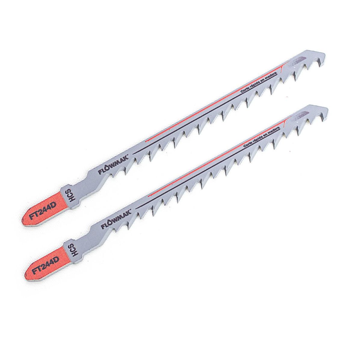 FLOWMAK - Set hoja calar largas madera 5pzas