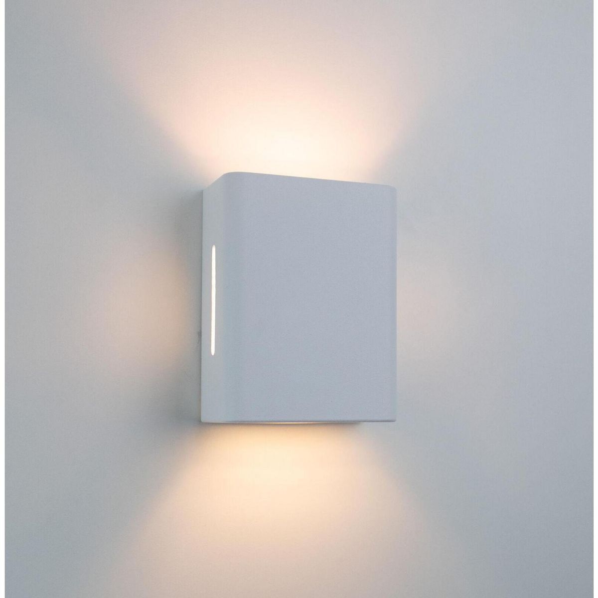 BLUMENAU - Apliqué Exterior Fussen 2 Aletas Laterales 7 W IP44 Luz Cálida o fría