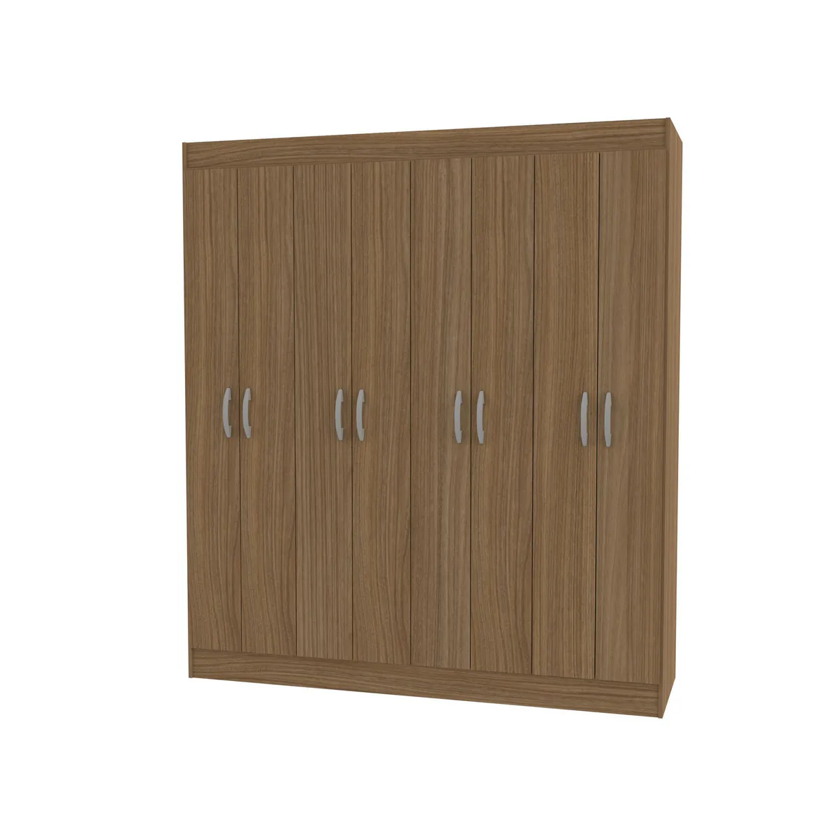 STANFORD - Closet 8 puertas 8 Puerta(s) 3 Repisa(s) 150xx46,5 cm Walnut