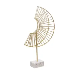 SOHOGAR - Adorno de Metal Color Dorado 32cm