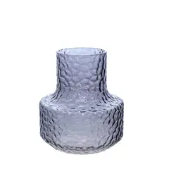 SOHOGAR - Florero de Vidrio Color Gris 18cm