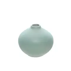 SOHOGAR - Florero de Cerámica Color Verde 8cm
