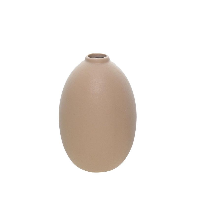 SOHOGAR - Florero de Cerámica Color Café 12cm