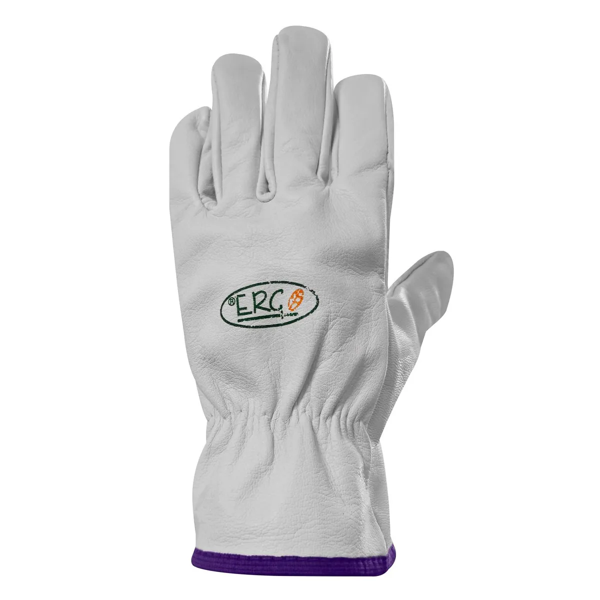 ERGO - Guante Superv T de Cuero Talla única Blanco