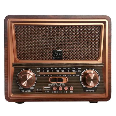 Imagen 2 del producto Radio Retro Vennetian Bluetooth Fm/ Am/ Sw Slot Usb/ Tf 10W