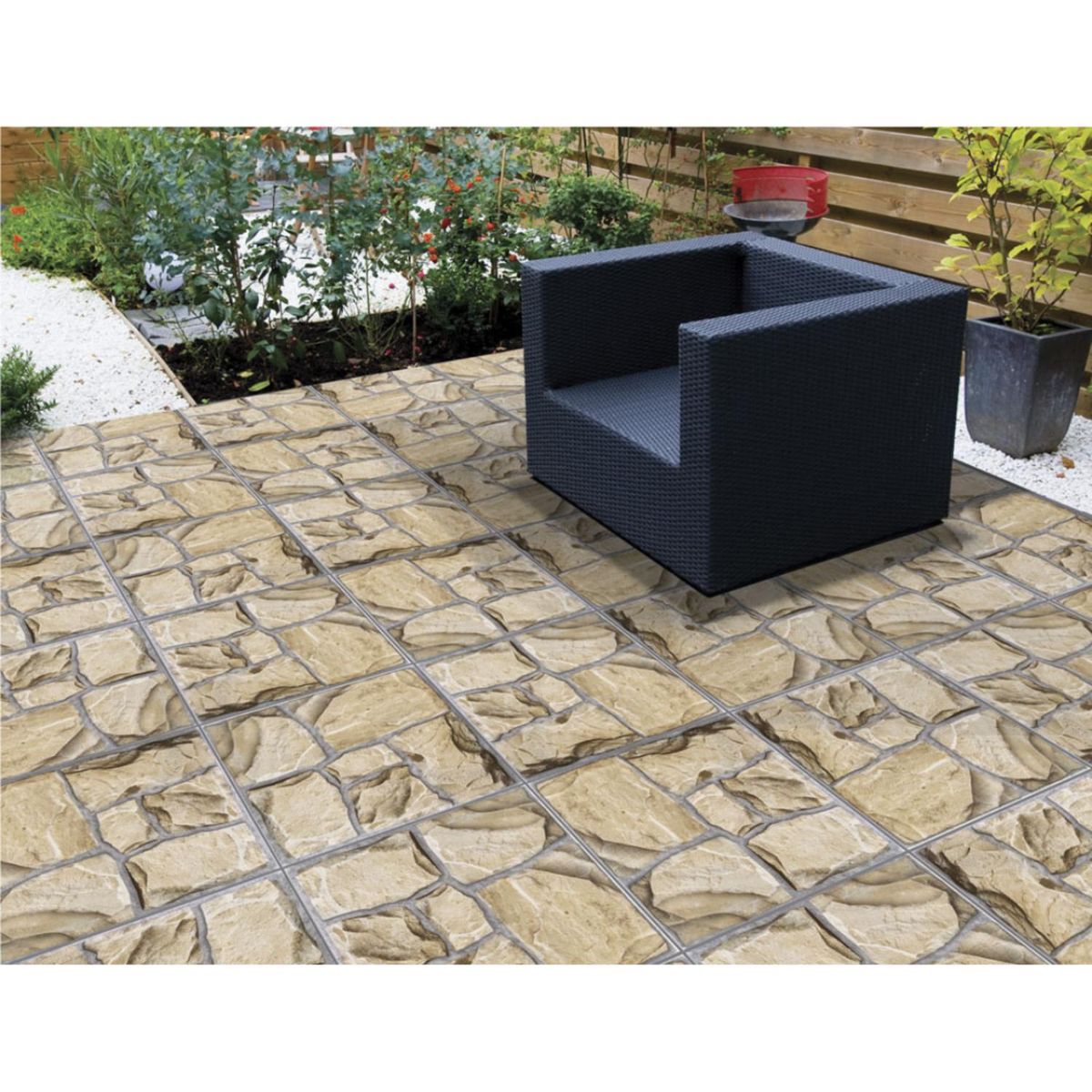 CRISTOFOLETTI - Cerámica 45x45 cm Isla Marrón 2.25 m2