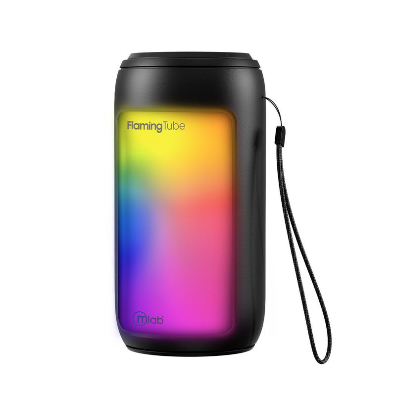 MLAB - Parlante  Flaming tube, TWS,  Bluetooth, FM, Slot USB/TF
