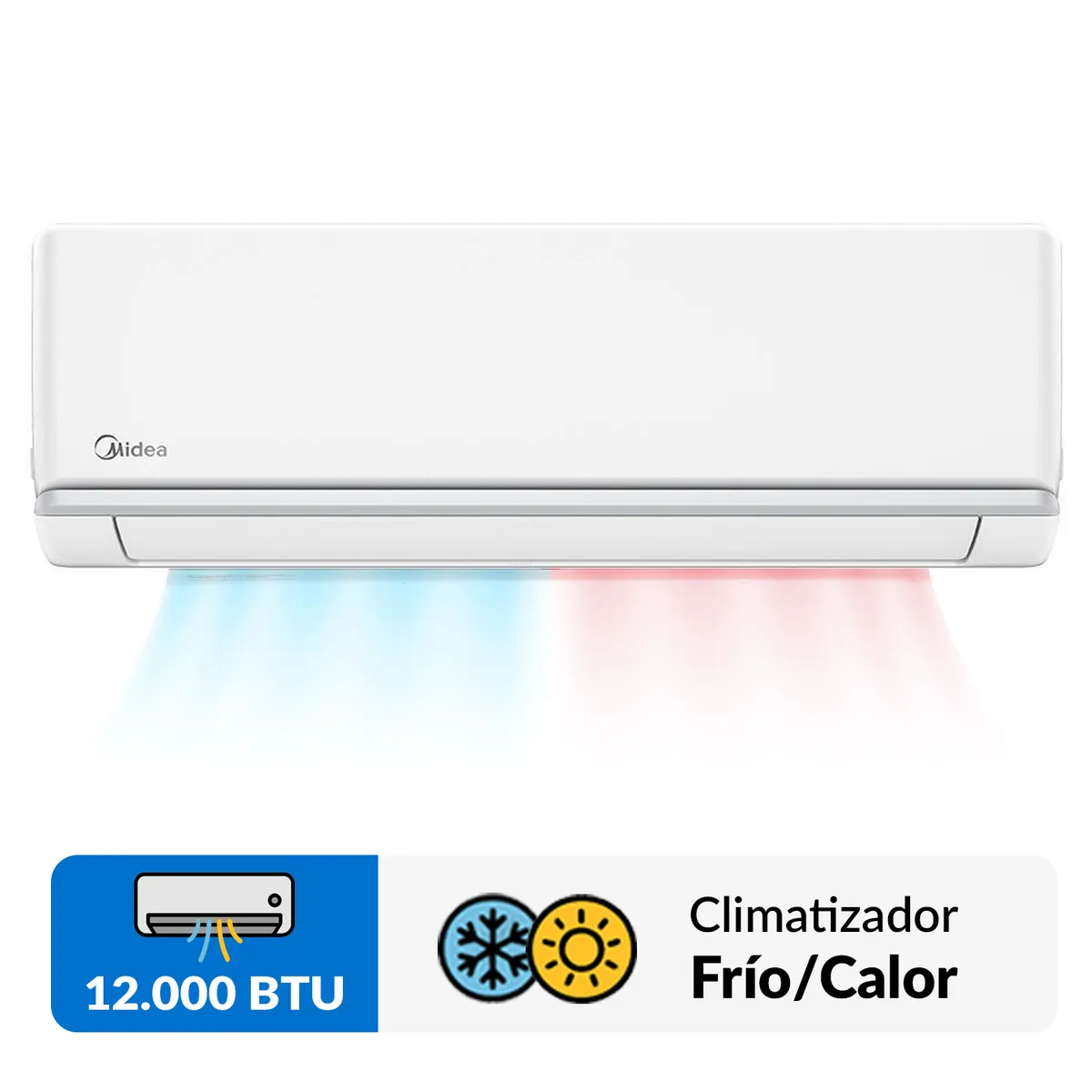 MIDEA - Split Muro Inverter Xtra 12.000BTU