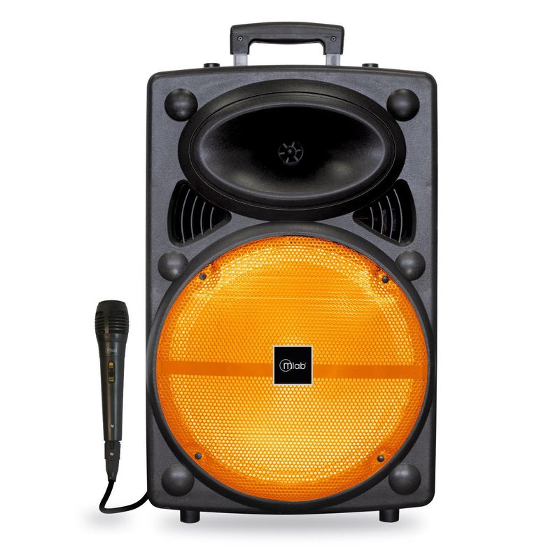 MLAB - Caja 12 Rhythm charger microfono, TWS,  Bluetooth, FM, Slot USB/FT
