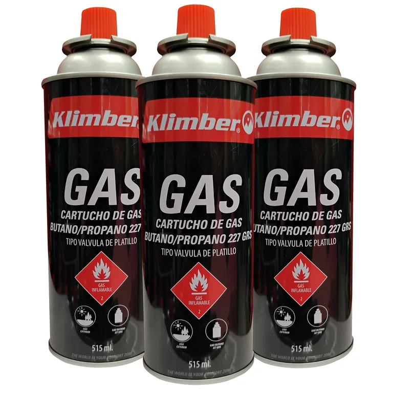 Gas Butano 227grs Camping Con Válvula