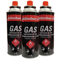 Pack Gas Para Cocinillas 227 gr 3 Unidades