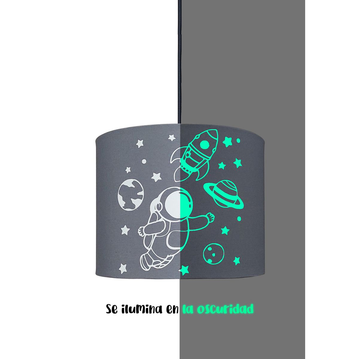 CONCEPT - Lámpara Colgante Space Metal Gris