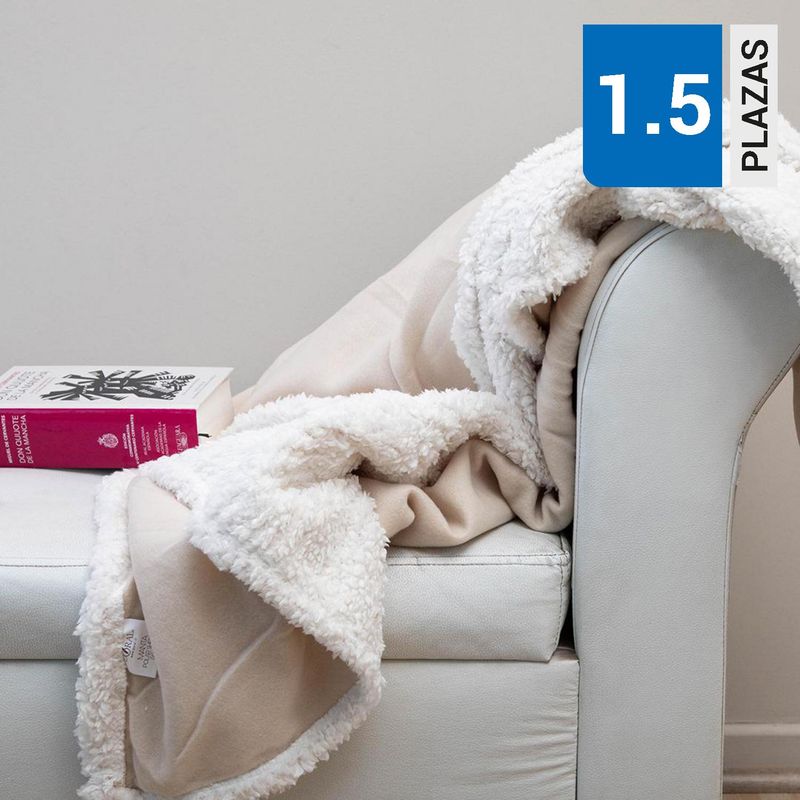 DORAL - Manta Sherpa Polar Celeste 127x152 cm