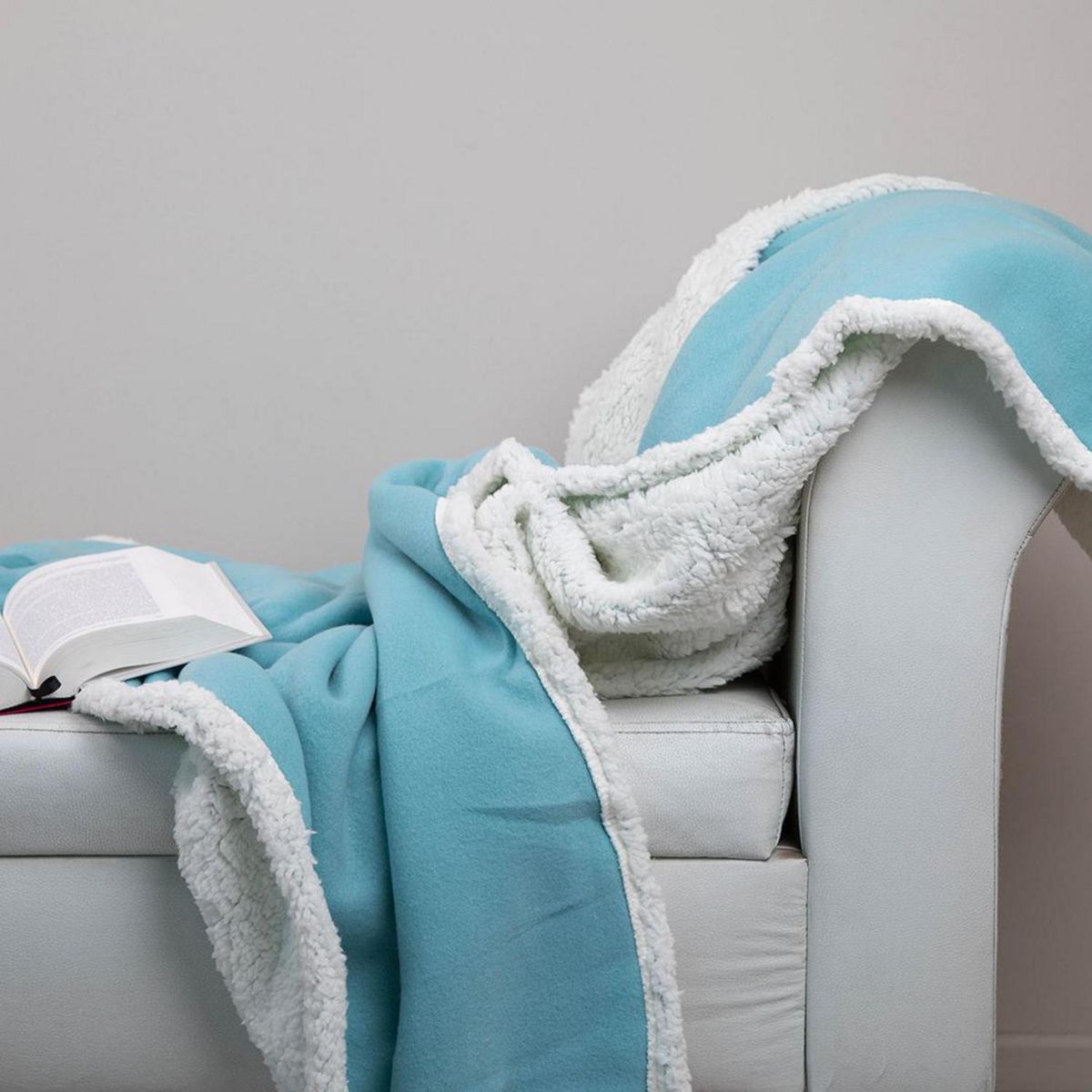 DORAL - Manta Sherpa Polar Celeste 127x152 cm