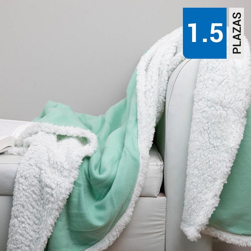 DORAL - Manta Sherpa Polar Celeste 127x152 cm