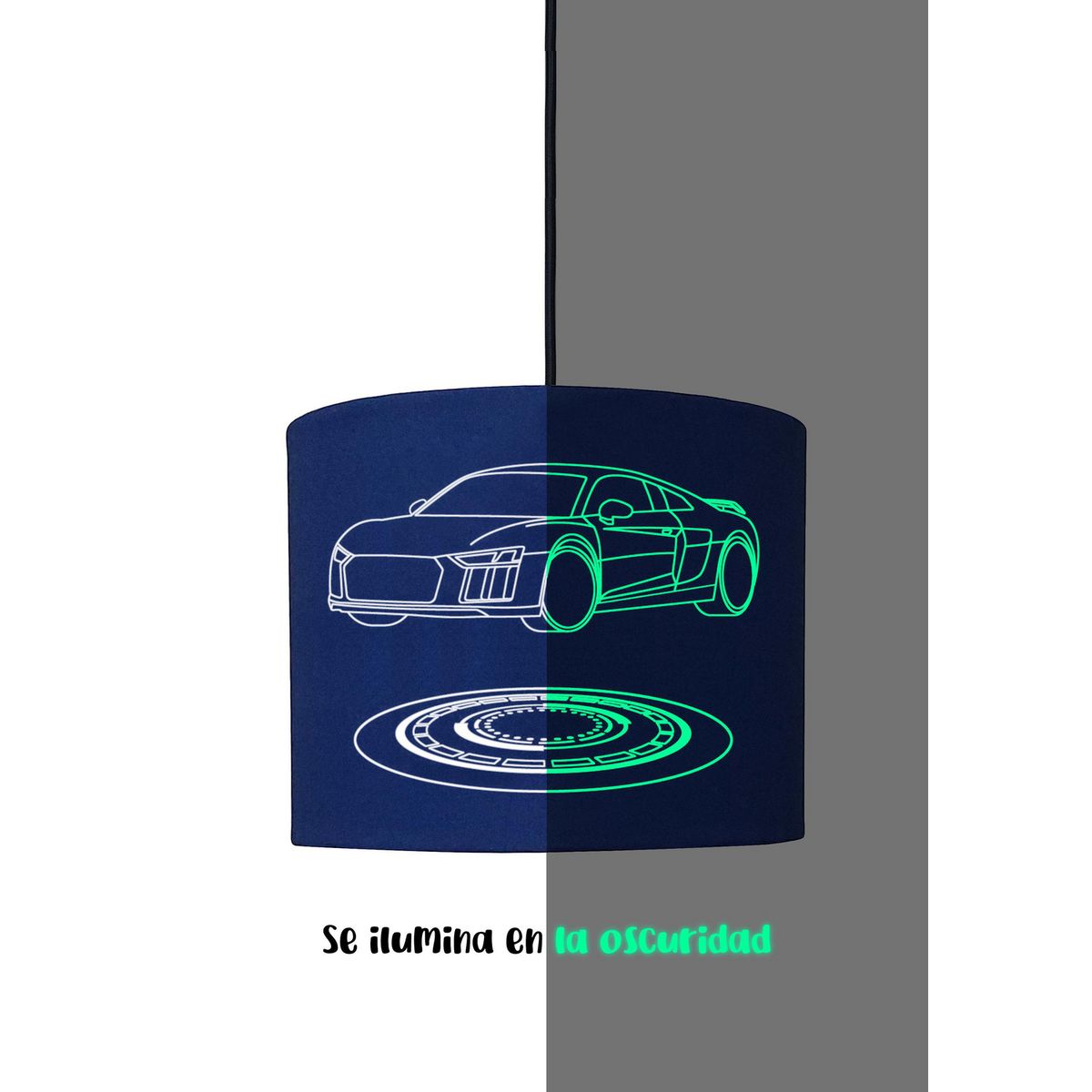 CONCEPT - Lámpara Colgante Bees Metal Azul