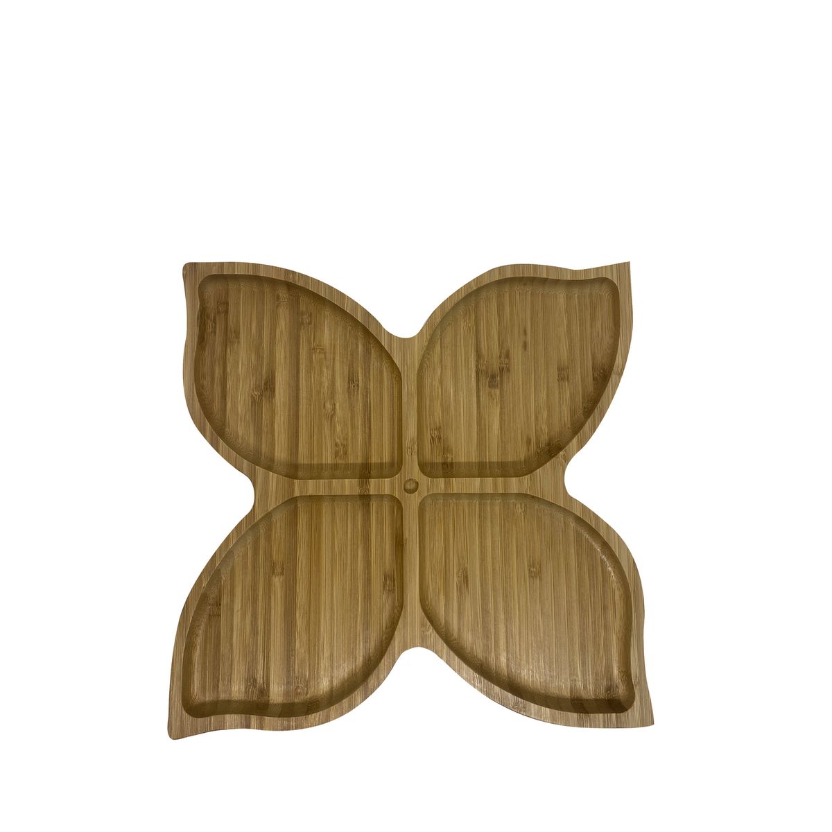 DECOGREEN - Tabla Picoteo Bio Bambooo Flor 28cm