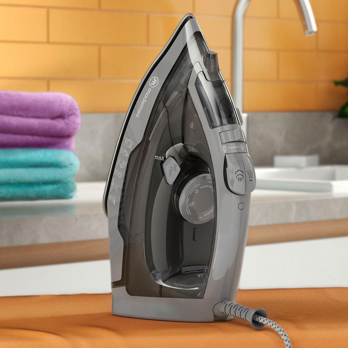 MADEMSA - Plancha a Vapor MIR30 Gris