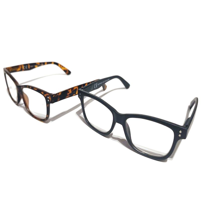 STRABE - Pack Anteojo Optico Gris y Demi +1.5
