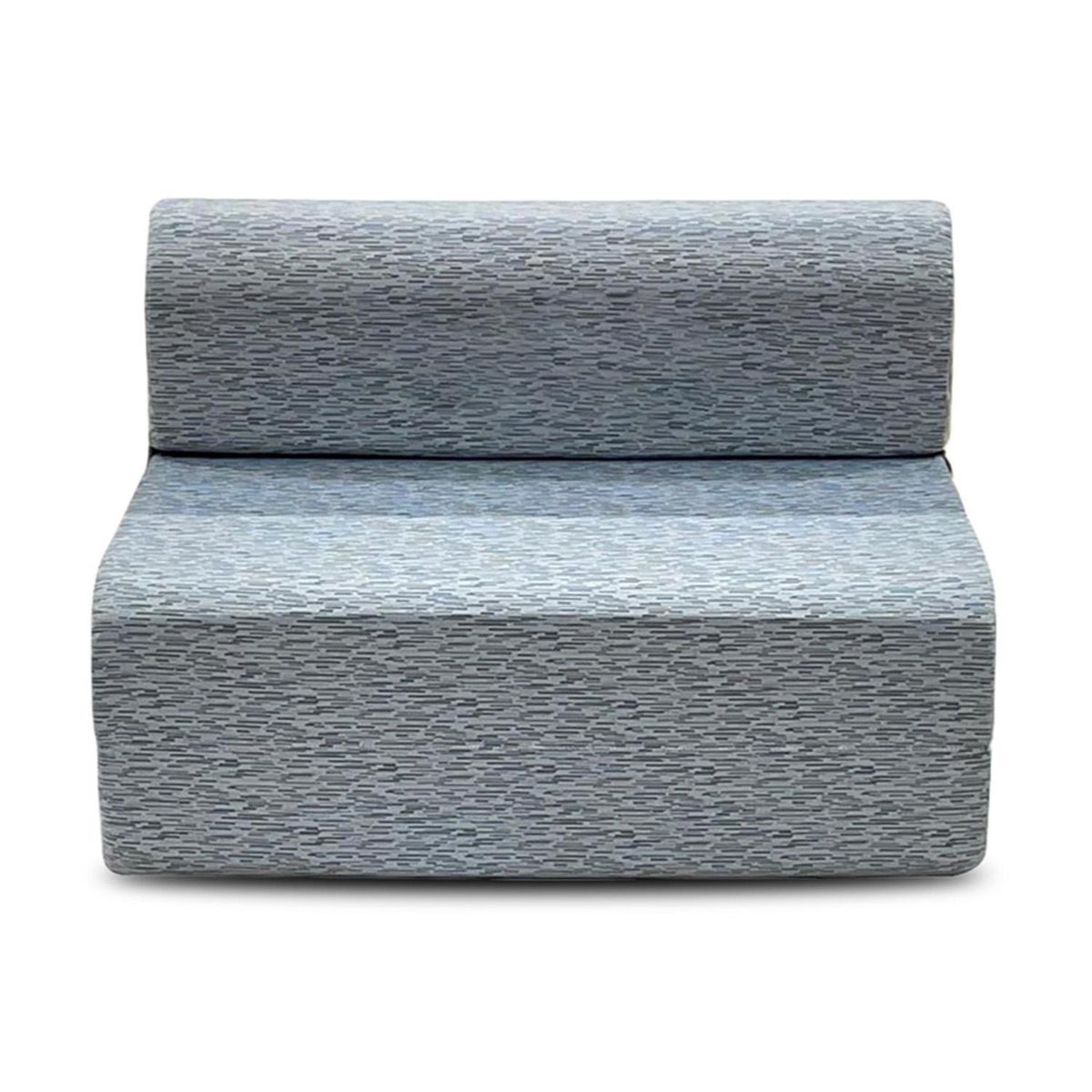 MANTAHUE - Sofá Cama Brocato Gris Claro 120x165x18 cm