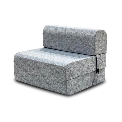 Imagen 2 del producto Sofá Cama Brocato Gris Claro 90x165x18 cm