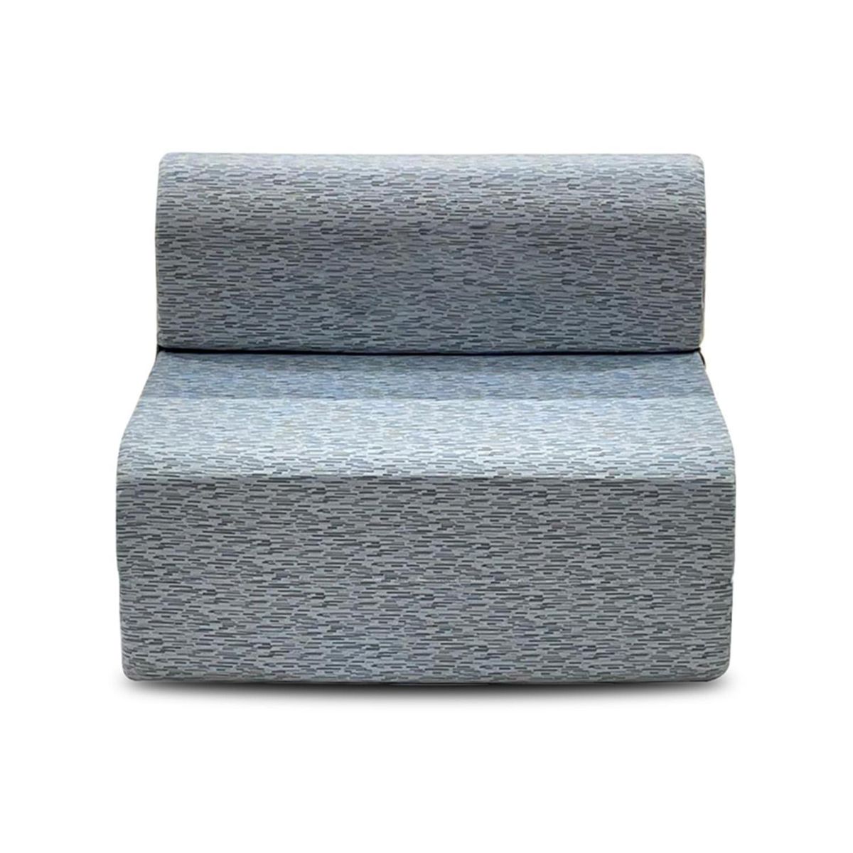 MANTAHUE - Sofá Cama Brocato Gris Claro 90x165x18 cm