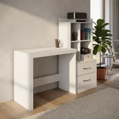 DI PORETTI - Escritorio Alana Blanco 141x126x42.5 cm