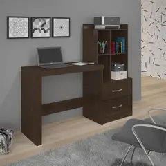 DI PORETTI - Escritorio Alana Chocolate 141x126x42.5 cm