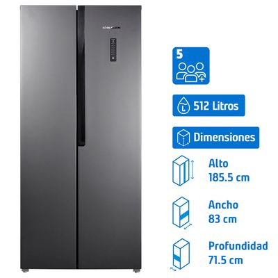 Imagen 2 del producto Refrigerador 2 Puertas Side by Side No Frost 512 Litros RNF-520IN