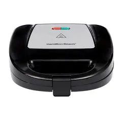 HAMILTON BEACH - Sandwichera con Placas Antiadherentes 820 W SWD-25430-CL