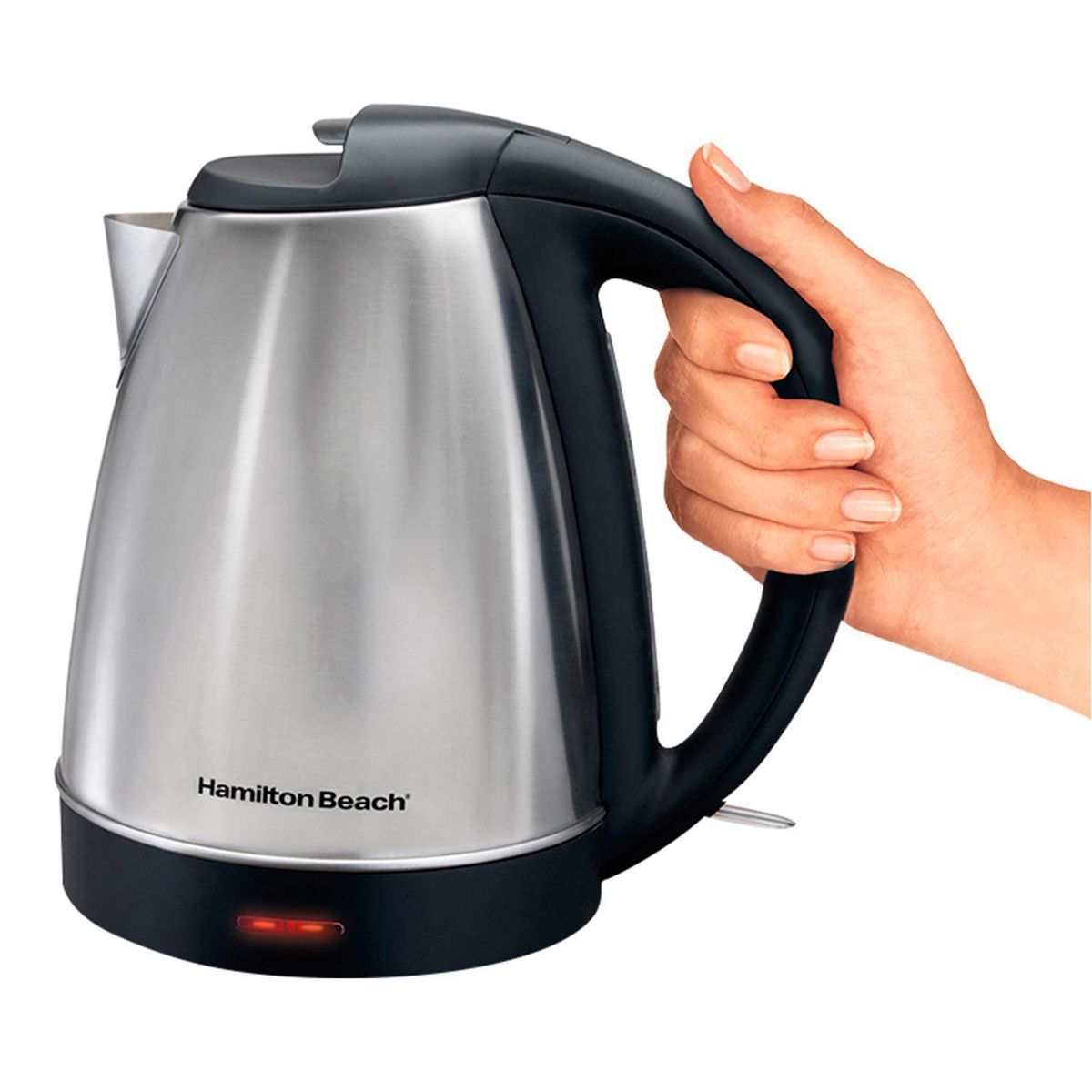 HAMILTON BEACH - Hervidor 1.7 Litros Plata HV-40989-CL