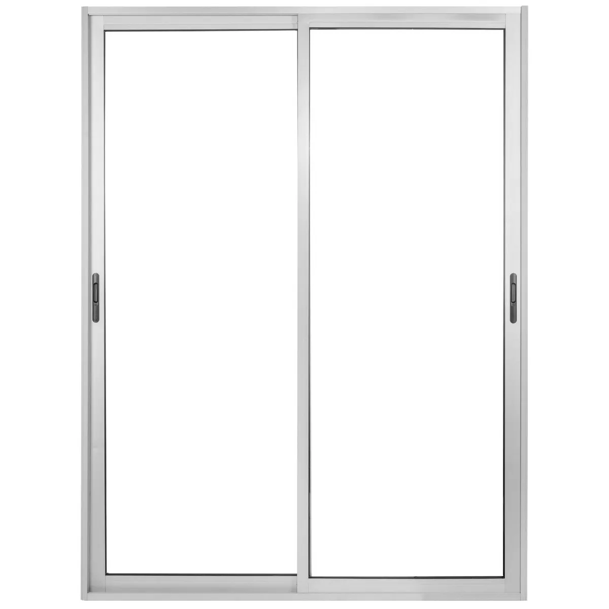 TERMOHOME - Ventana corredera Aluminio Corredera 150x100 cm Vidrio Termopanel Mate o gris