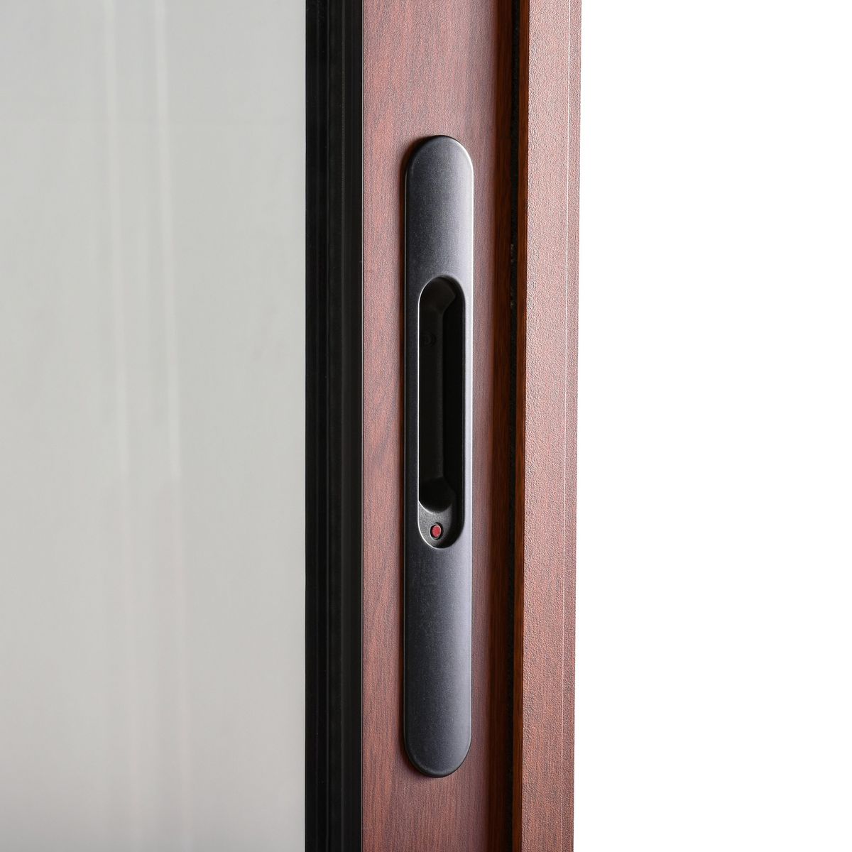 TERMOHOME - Ventana corredera Aluminio Corredera 100x100 cm Vidrio Termopanel Madera Roble