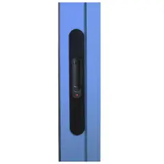 TERMOHOME - Ventana corredera Aluminio Corredera 100x100 cm Vidrio Termopanel Azul claro