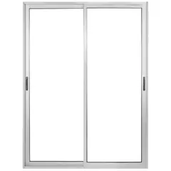 TERMOHOME - Ventana corredera Aluminio Corredera 100x100 cm Vidrio Termopanel Mate o gris