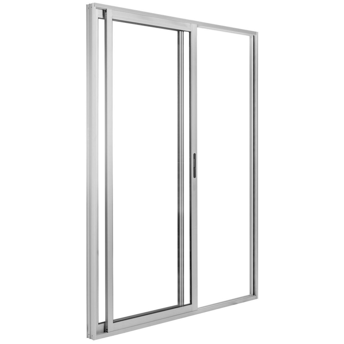 TERMOHOME - Ventana corredera Aluminio Corredera 100x100 cm Vidrio Termopanel Mate o gris