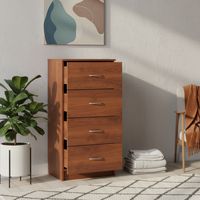 Cómoda 4 Cajón(es) 4 Cajones 50x105x32 cm Cerezo