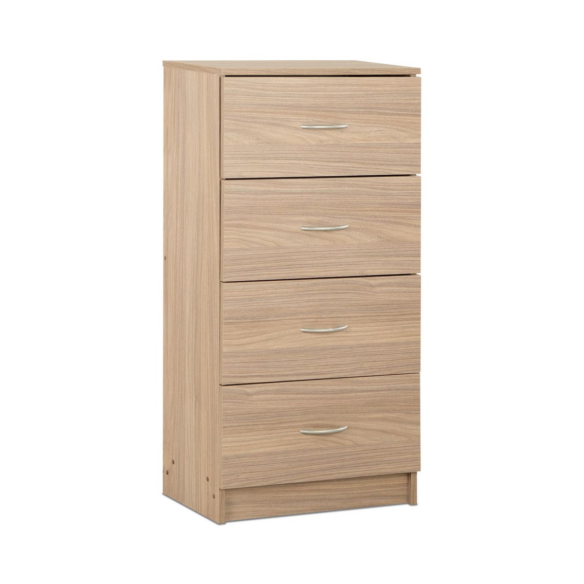 STANFORD - Cómoda 4 Cajón 4 Cajones 50x105x32 cm Nogal