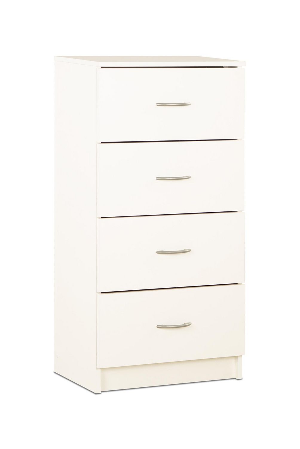 STANFORD - Cómoda 4 Cajón 4 Cajones 50x105x32 cm Blanco