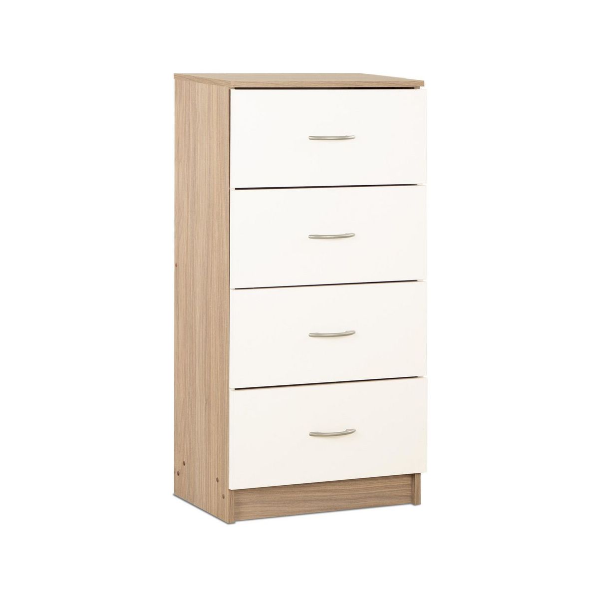 STANFORD - Cómoda 4 Cajón 4 Cajones 50x105x32 cm Bicolor