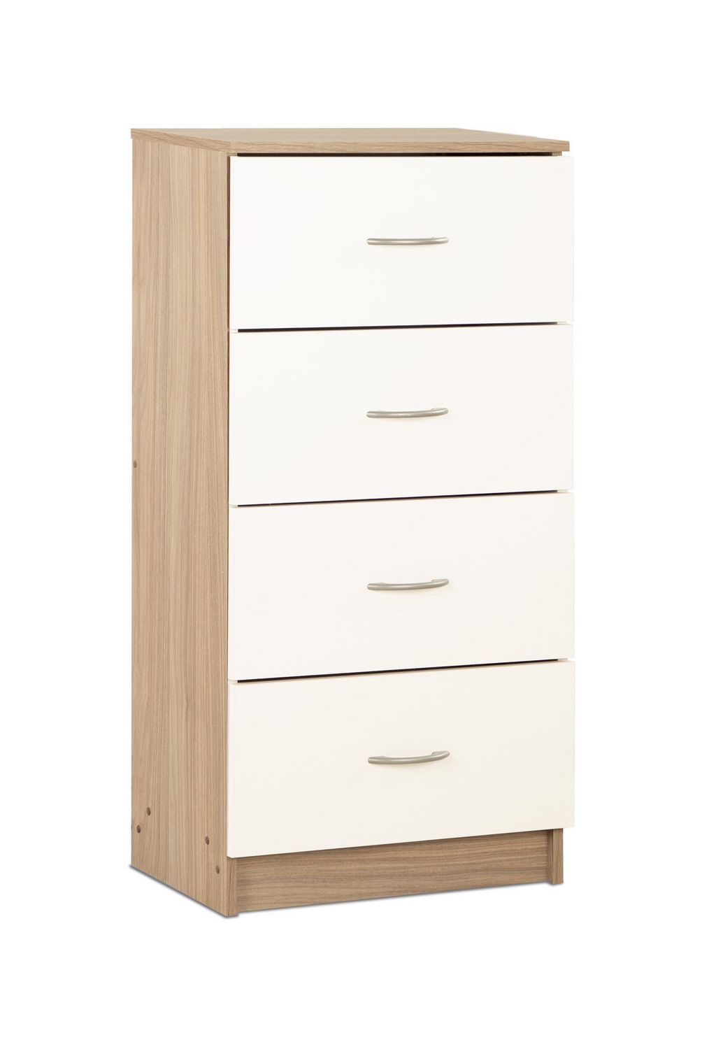 STANFORD - Cómoda 4 Cajón 4 Cajones 50x105x32 cm Bicolor