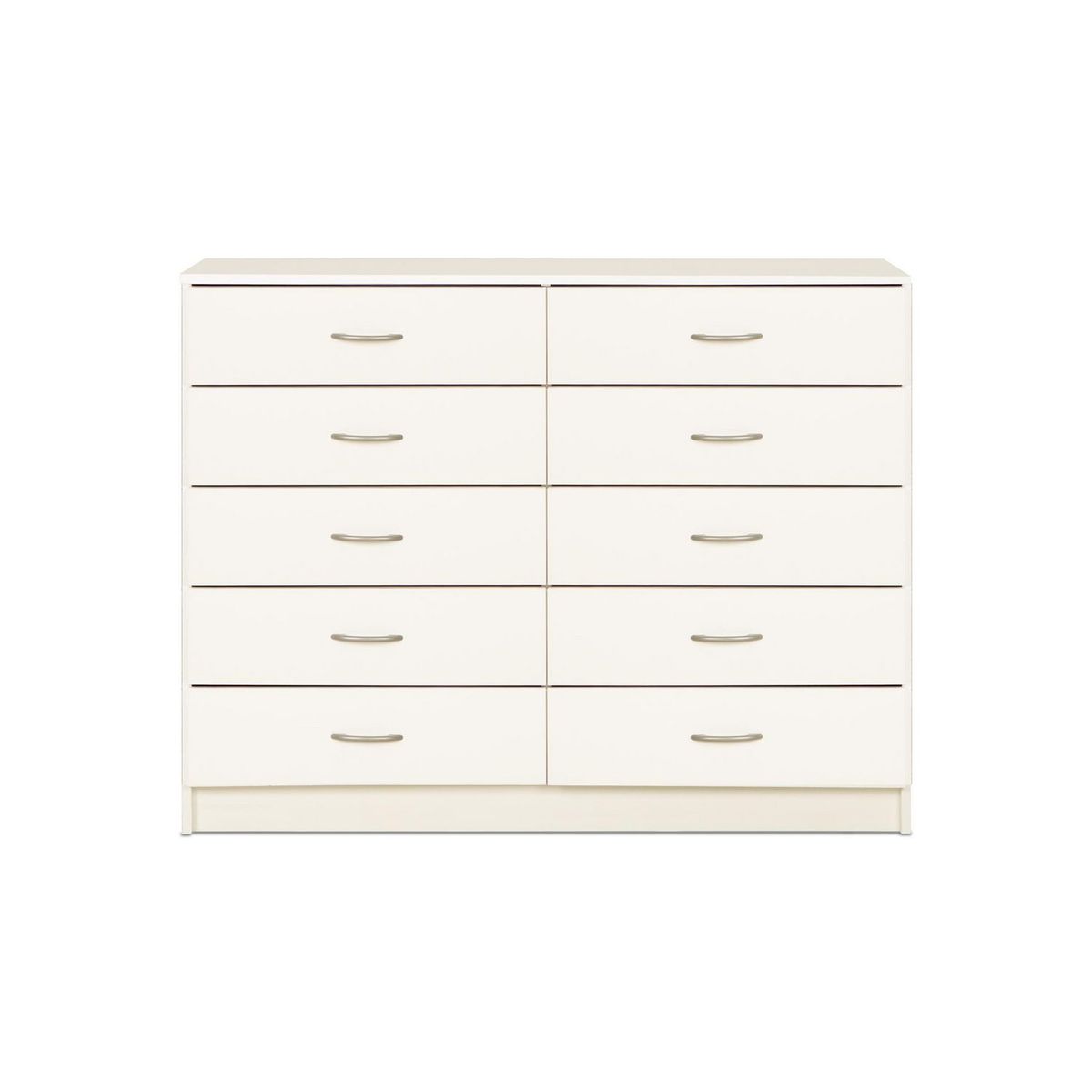 STANFORD - Cómoda 10 Cajón(es) DB 120x93x40 cm Blanco