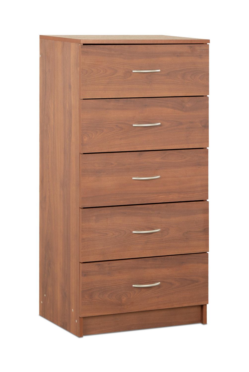 STANFORD - Cómoda 5 Cajón 5 Cajones 55x110x40 cm Cerezo