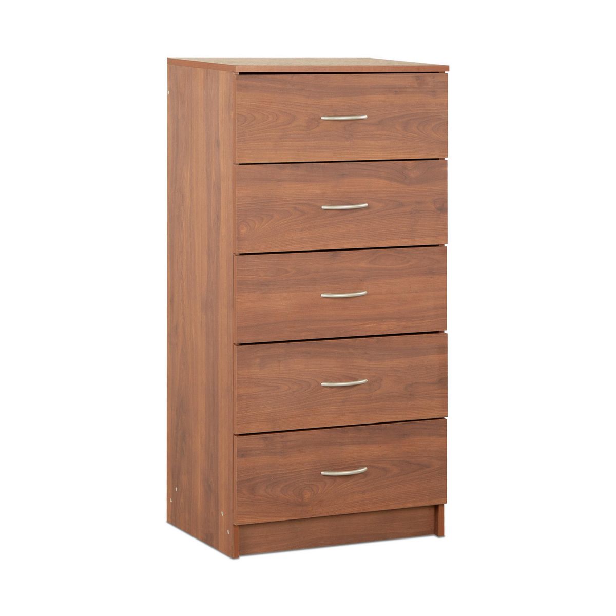 STANFORD - Cómoda 5 Cajón 5 Cajones 55x110x40 cm Cerezo