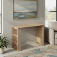 Escritorio 2 Repisas Nogal 110x80x48 cm