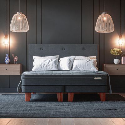 Imagen 2 del producto Cama 2 plazas Europea Plus Negro